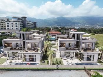 KKTC Girne Çatalköy'de Türk Malı Denize Yürüme Mesafesinde Satılık 4+1 Ultra Lüks Villalar