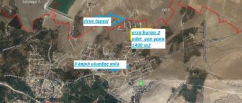 GÜMÜŞLER  ESKİDE 2 ADET YAN YANA TOPLAM 1400 M2  SAT ARSA