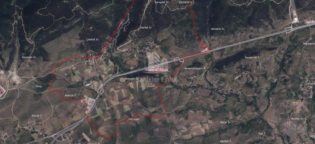 KARABÜK YOLU ÜZERİNDE SATILIK 18.420m2 TARLA