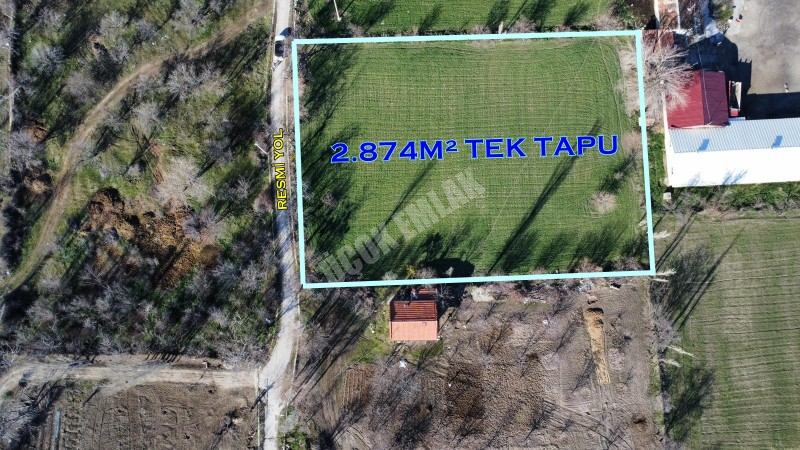 AFYON ÜÇOK EMLAKTAN ATAKÖY MAH . SATILIK 2.875M² BAĞ BAHÇE 