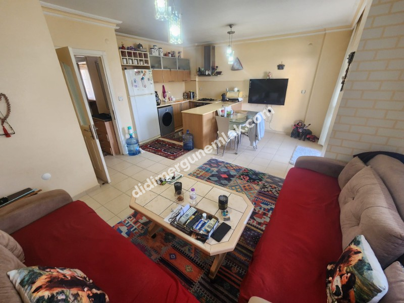 DİDİM HİSAR MAHALLESİ' NDE HAVUZLU SİTE İÇERİSİNDE 1+1 SATILIK DAİRE