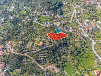 Marmaris Söğütte Deniz ve Cumhuriyet Manzaralı 3.914 m² Arazi