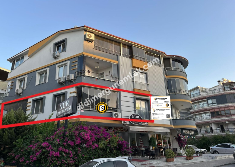 DİDİM EFELER MAHALLESİ' NDE DÜKKAN ÜSTÜ 1.KAT 3+1 SATILIK DAİRE
