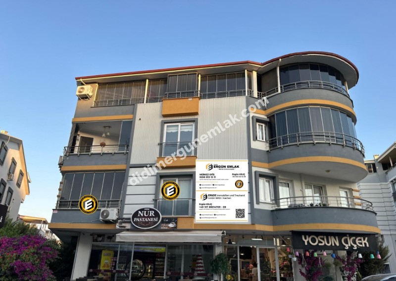 DİDİM EFELER MAHALLESİ' NDE DÜKKAN ÜSTÜ 1.KAT 3+1 SATILIK DAİRE