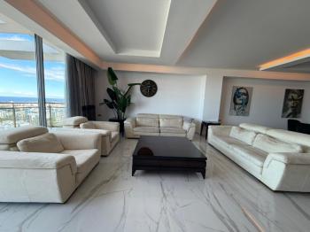 KKTC Girne Akacan Elegance Özel Ultra Lüks 6+2 Kiralık Penthouse Sinema Odalı Saunalı Yardımcı Evli
