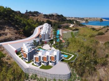 KKTC Esentepe'de Denize 100 Metre Mesafede Ödeme Planlı Satılık 3+1 Triplex Lüks Townhouses
