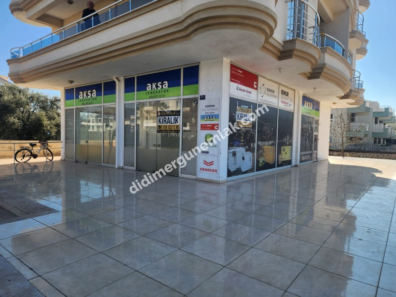 DİDİM EFELER MAHALLESİ' NDE LİMANYOLU ÜZERİNDE 2 KATLI GENİŞ KULLANIMLI KİRALIK İŞ YERİ