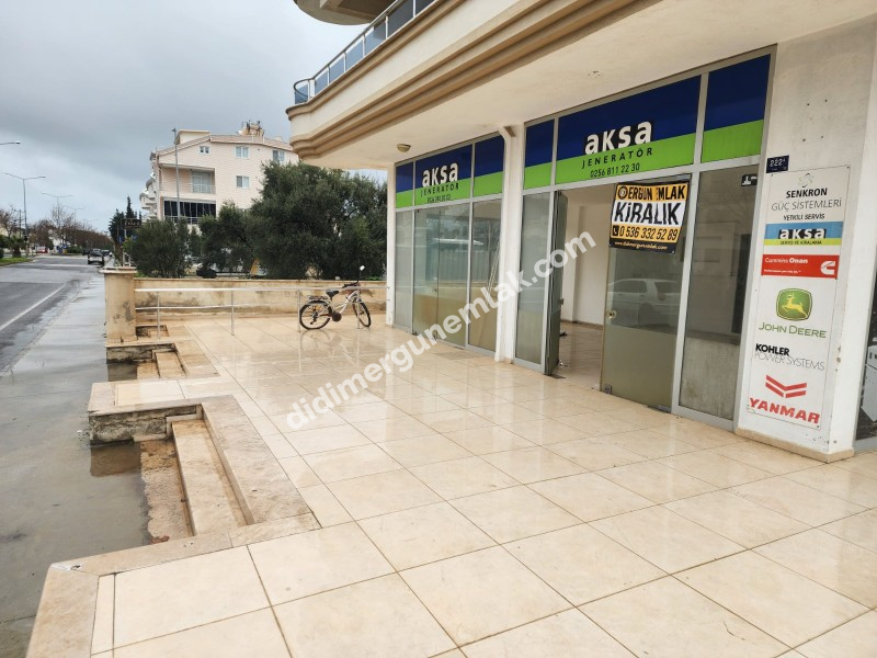 DİDİM EFELER MAHALLESİ' NDE LİMANYOLU ÜZERİNDE 2 KATLI GENİŞ KULLANIMLI KİRALIK İŞ YERİ