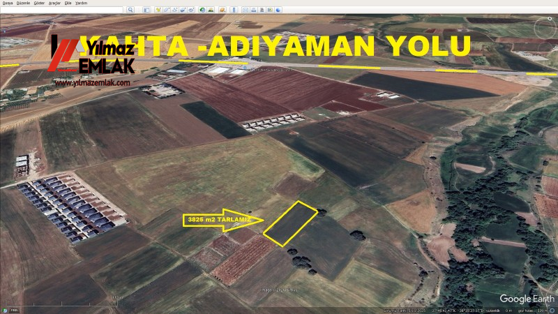 YILMAZ EMLAK'TAN BAĞLAR(BIZRİN) KÖYÜNDE SATILIK 3827 m² TARLA