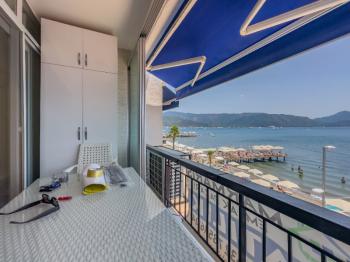 Marmaris Siteler Sahilde | Kendine Ait Plajlı Sitede | Deniz Manzaralı 1+1 Satılık Daire