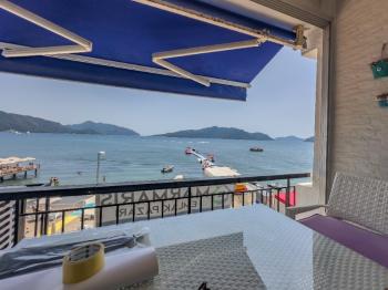 Marmaris Siteler Sahilde | Kendine Ait Plajlı Sitede | Deniz Manzaralı 1+1 Satılık Daire