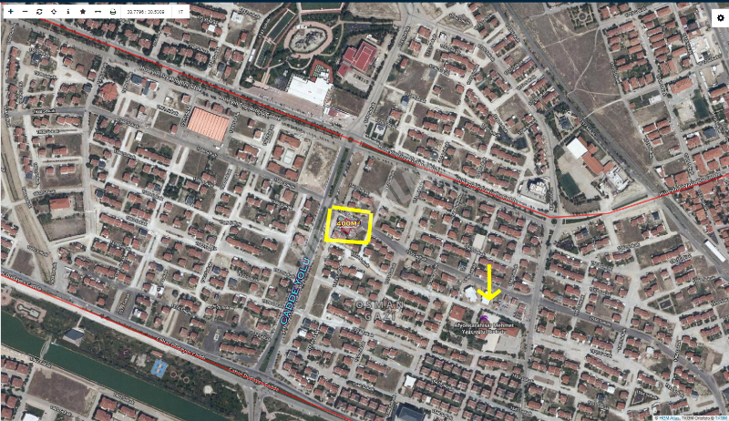 AFYON ÜÇOK EMLAKTAN OSMANGAZİ MAH SATILIK 400M² %30 İMARLI ARSA 