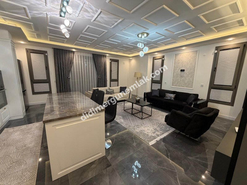 DİDİM HİSAR MAHALLESİNDE 300 m² ARSA İÇERİSİNDE TAM MÜSTAKİL, 4+1 AÇIK MUTFAK, LÜKS MİMARİ TASARIMA SAHİP, FULL LÜKS EŞYALI, KLİMALI, İSKANLI VE KAT MÜLKİYETLİ SATILIK VİLLA