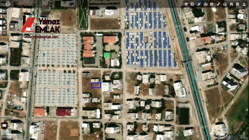 YILMAZ EMLAK'TAN YAVUZ SELİM MAH.SATILIK 380m² DOĞU CEPHELİ ARSA