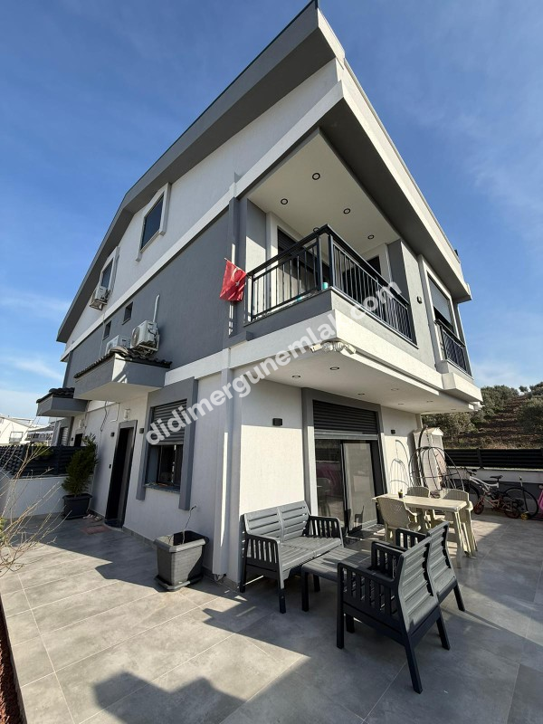 DİDİM HİSAR MAHALLESİ’NDE  135 m² GENİŞ KULLANIM ALANLI BAHÇELİ  GENİŞ TERASLI & BALKONLU 1 YAŞINDA 3+1 SATILIK VİLLA! 