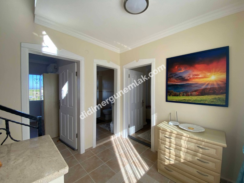 DİDİM HİSAR MAHALLESİ’NDE  360 m² ARSA İÇERİSİNDE  MÜSTAKİL BAHÇELİ  AYRI GİRİŞLİ 3+1 VİLLA! 