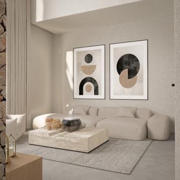 Kıbrıs Girne Esentepe'de Denize Sıfır Eşsiz Manzaralı Projede Satılık İki Katlı 3+1 Villalar