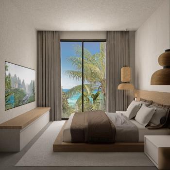 Kıbrıs Girne Esentepe'de Denize Sıfır Eşsiz Manzaralı Projede Satılık İki Katlı 3+1 Villalar