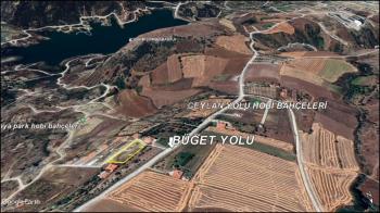 GÜVENAY - ÇORUM BARAJI ÜST TARAFI MANZARALI 1,270 M² SATILIK BAHÇE