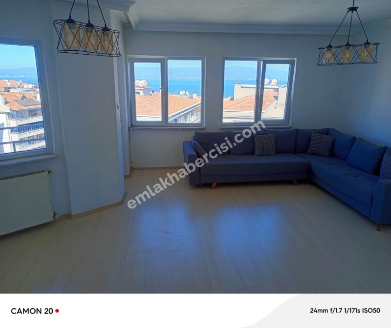 MUDANYA ŞÜKRÜÇAVUŞ DENİZ MANZARALI 120 M2 ASANSÖRLÜ 2+1 KİRALIK EŞYALI DAİRE