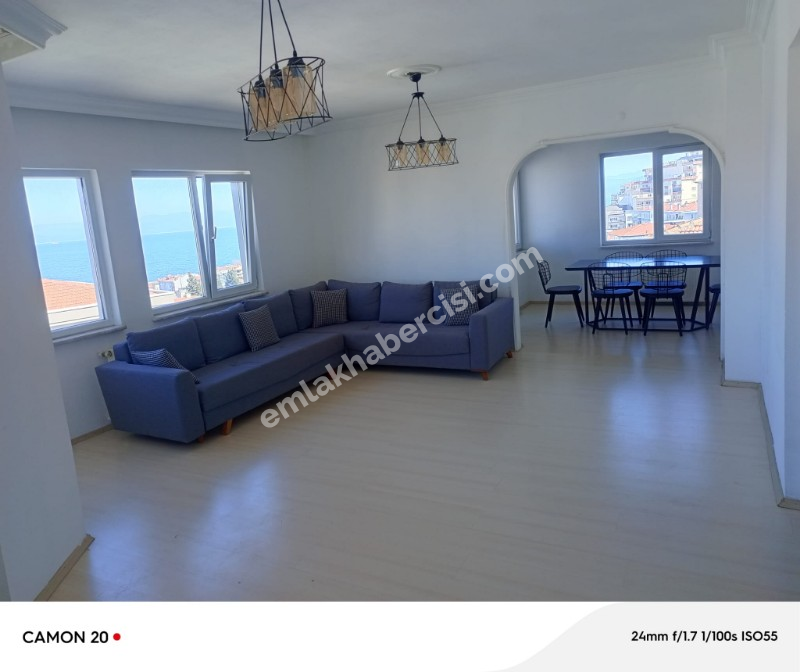 MUDANYA ŞÜKRÜÇAVUŞ DENİZ MANZARALI 120 M2 ASANSÖRLÜ 2+1 KİRALIK EŞYALI DAİRE