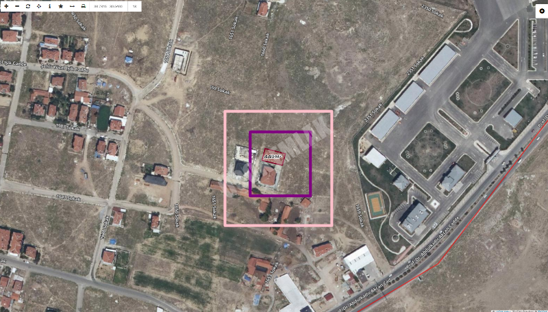 AFYON ÜÇOK EMLAKTAN KARŞIYAKA MAH SATILIK 449M² ARSA 