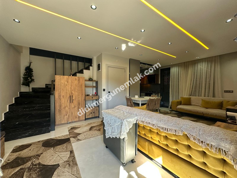 DİDİM HİSAR MAHALLESİ’NDE 3+1 • HAVUZLU • OTOPARKLI • FULL EŞYALI • PANJURLU • BİTİŞİK NİZAM SATILIK MODERN VİLLA!