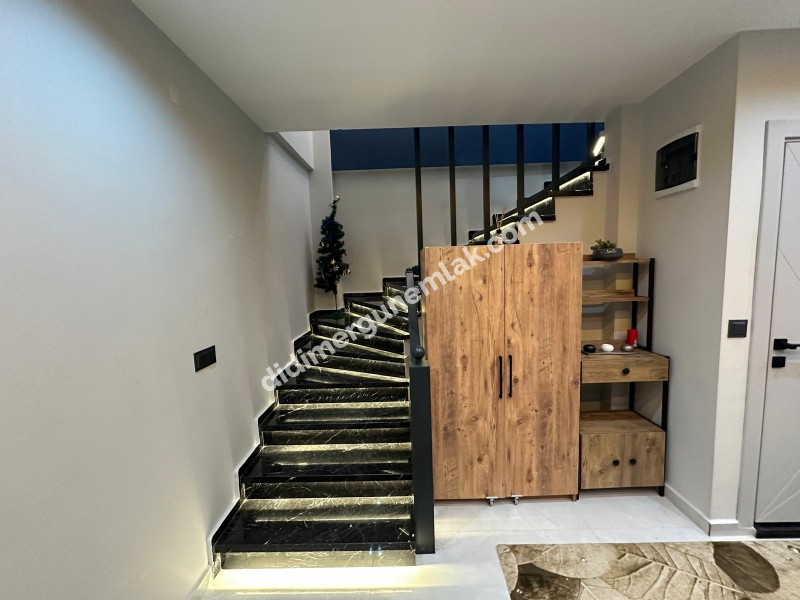 DİDİM HİSAR MAHALLESİ’NDE 3+1 • HAVUZLU • OTOPARKLI • FULL EŞYALI • PANJURLU • BİTİŞİK NİZAM SATILIK MODERN VİLLA!