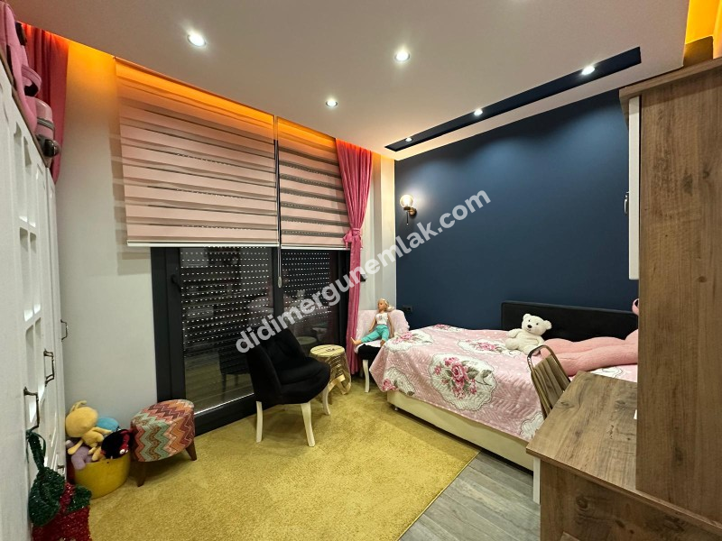 DİDİM HİSAR MAHALLESİ’NDE 3+1 • HAVUZLU • OTOPARKLI • FULL EŞYALI • PANJURLU • BİTİŞİK NİZAM SATILIK MODERN VİLLA!