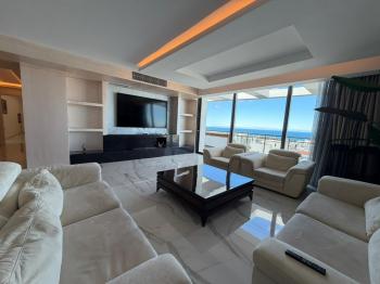 KKTC Girne Akacan Elegance Özel Ultra Lüks 3+1 Kiralık Penthouse Sinema Odalı Saunalı
