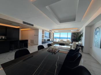 KKTC Girne Akacan Elegance Özel Ultra Lüks 3+1 Kiralık Penthouse Sinema Odalı Saunalı