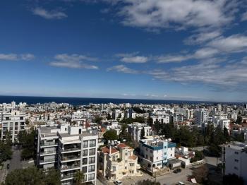 KKTC Girne Akacan Elegance Özel Ultra Lüks 3+1 Kiralık Penthouse Sinema Odalı Saunalı