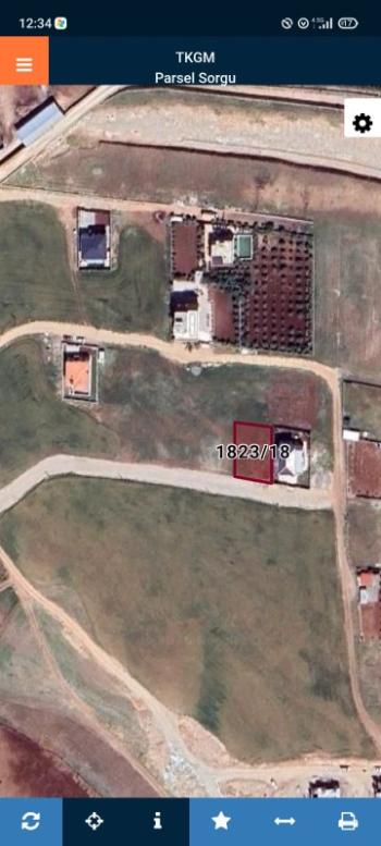 FIRAT MAH. VİLLALAR BÖLGESİNDE 4.KAT İMARLI SATILIK GÜNEY CEPHELİ 481m² ARSA