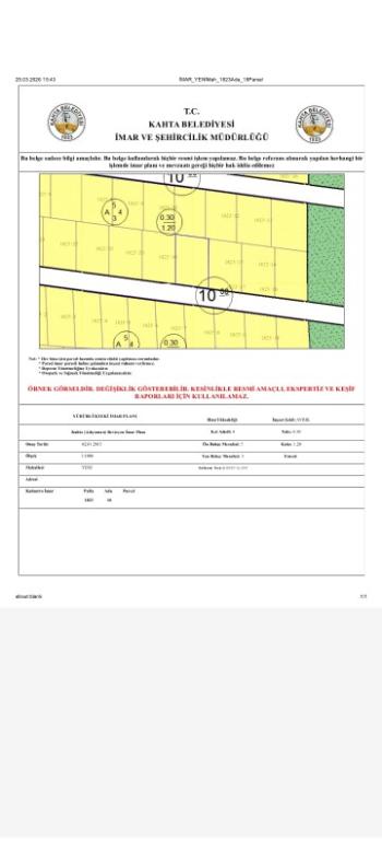 FIRAT MAH. VİLLALAR BÖLGESİNDE 4.KAT İMARLI SATILIK GÜNEY CEPHELİ 481m² ARSA