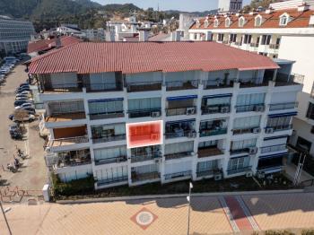 Marmaris Siteler Sahilde | Kendine Ait Plajlı Sitede | Deniz Manzaralı 1+1 Satılık Daire