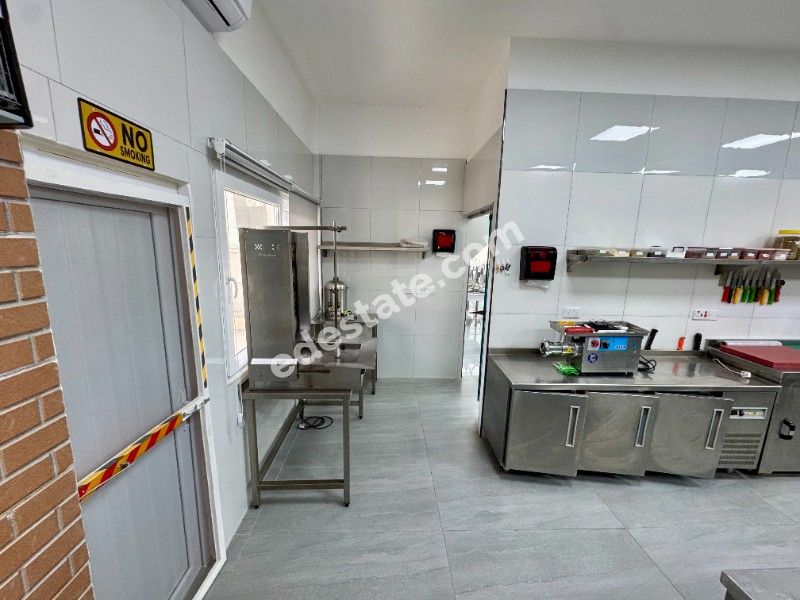 Lefkoşa Sanayi Bölgesinde Hazır Durumda Devren Satılık Restoran