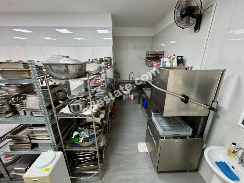 Lefkoşa Sanayi Bölgesinde Hazır Durumda Devren Satılık Restoran