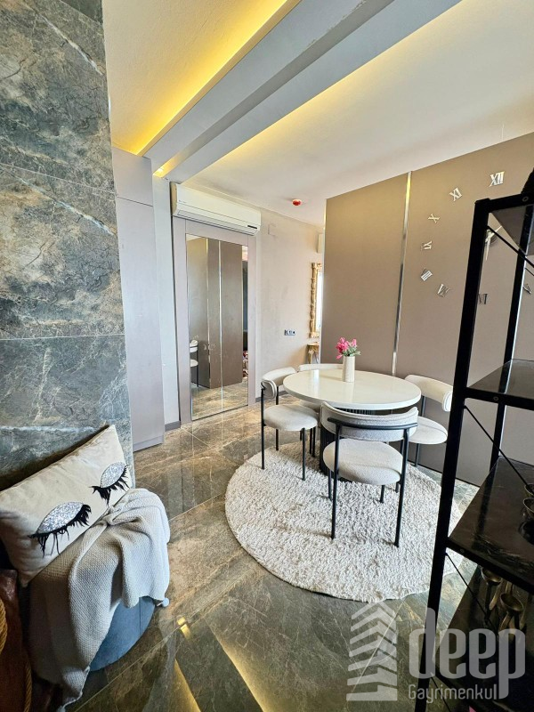 TECE'DE DENİZE SIFIR,  DENİZ MANZARALI 2+1 SATILIK DAİRE