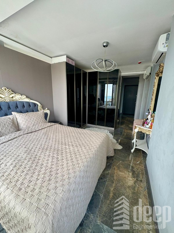 TECE'DE DENİZE SIFIR,  DENİZ MANZARALI 2+1 SATILIK DAİRE