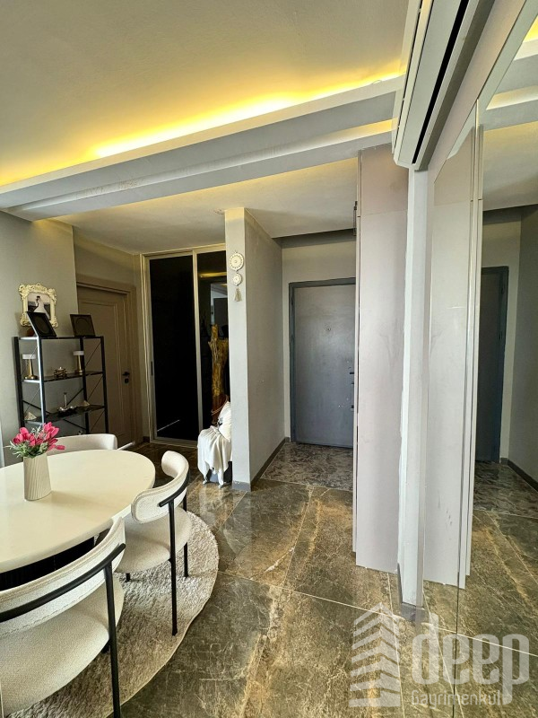 TECE'DE DENİZE SIFIR,  DENİZ MANZARALI 2+1 SATILIK DAİRE