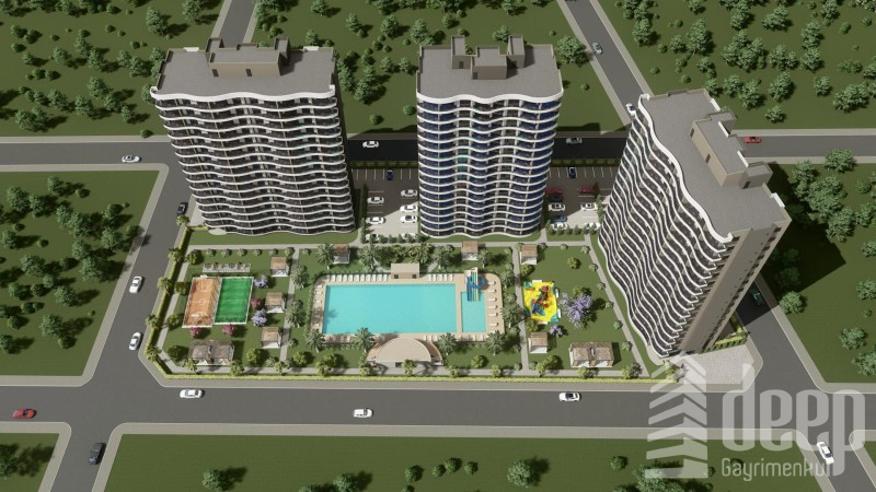 GENİŞ OTURUMLU YENİ BİNADA 1+1 SATILIK DAİRE