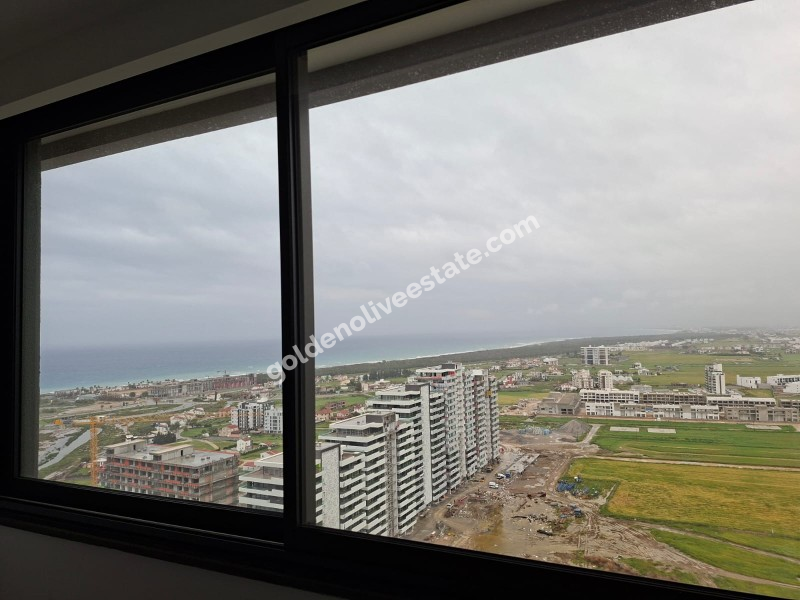 İSKEKLE LONGBEACH BÖLGESİNDE 7 YILDIZLI REZİDANS İLE OTEL KONSEPTLİ SATILIK 2+1 DAİRE