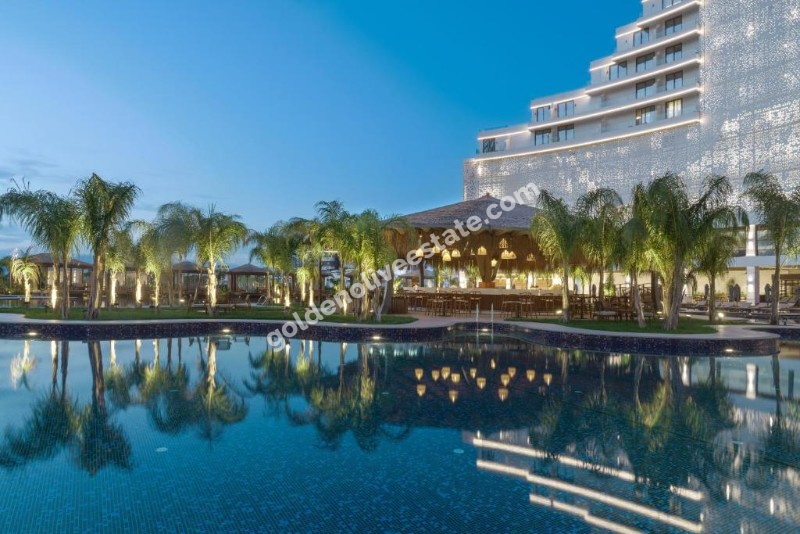 İSKEKLE LONGBEACH BÖLGESİNDE 7 YILDIZLI REZİDANS İLE OTEL KONSEPTLİ SATILIK 2+1 DAİRE