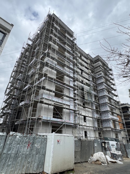 Akşemsettin'de İnşaatı Devam Eden Otoparklı Proje'de 2+1 Sıfır Satılık Daire 