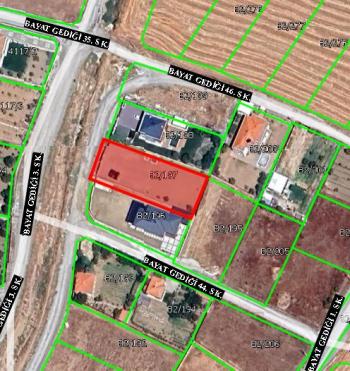 GÜVENAY - ÇORUM BUHARAEVLER MAH. İBRAHİM ÇAYIRI SATILIK 1090 M2 VİLLA ARSA