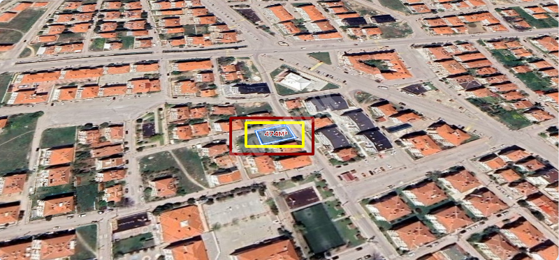 AFYON ÜÇOK EMLAKTAN MAREŞAL F. ÇAKMAK MAH 474M² KONUMU GÜZEL SATILIK ARSA  