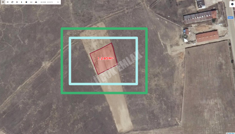 AFYON ÜÇOK EMLAKTAN ÇAYIRBAĞ MEVKİNDE 1,245M² SATILIK ARSA 