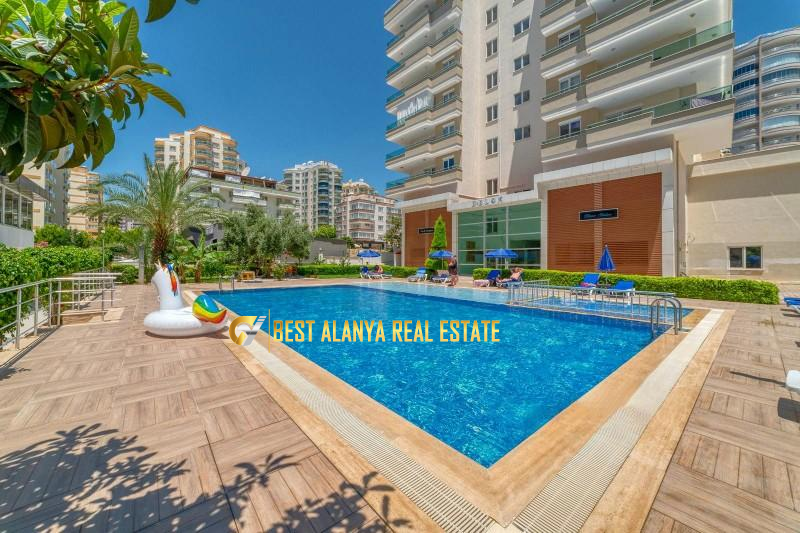 BLUE SHİNE RESİDENCE KİRALIK EŞYALI 1+1 DAİRE MAHMUTLAR ALANYA ANTALYA