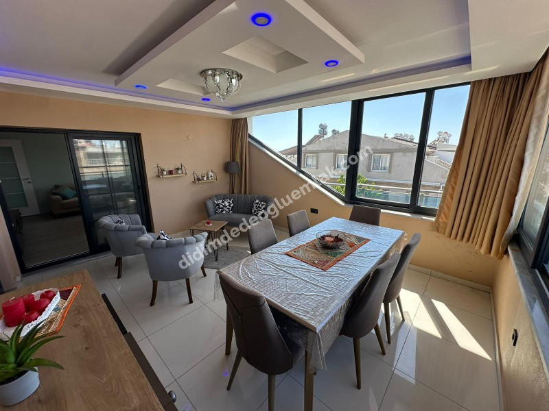 DİDİM ALTINKUMDA DENİZE 500MT. FUL EŞYALI 4+1 DUBLEKS DAİRE