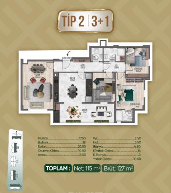 KENT NOVA PROJESİ %35 PEŞİNAT 18 AY TAKSİT 0 FAİZ 3+1 ve 4+1 DAİRE SEÇENEKLERİ